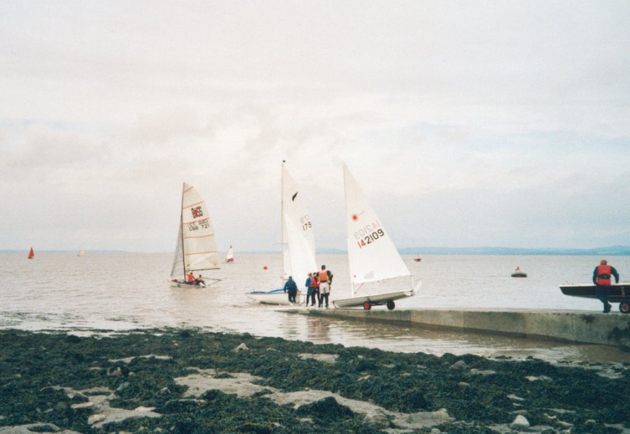 At last we are launching, Thornburys slipway is not so bad now is it?