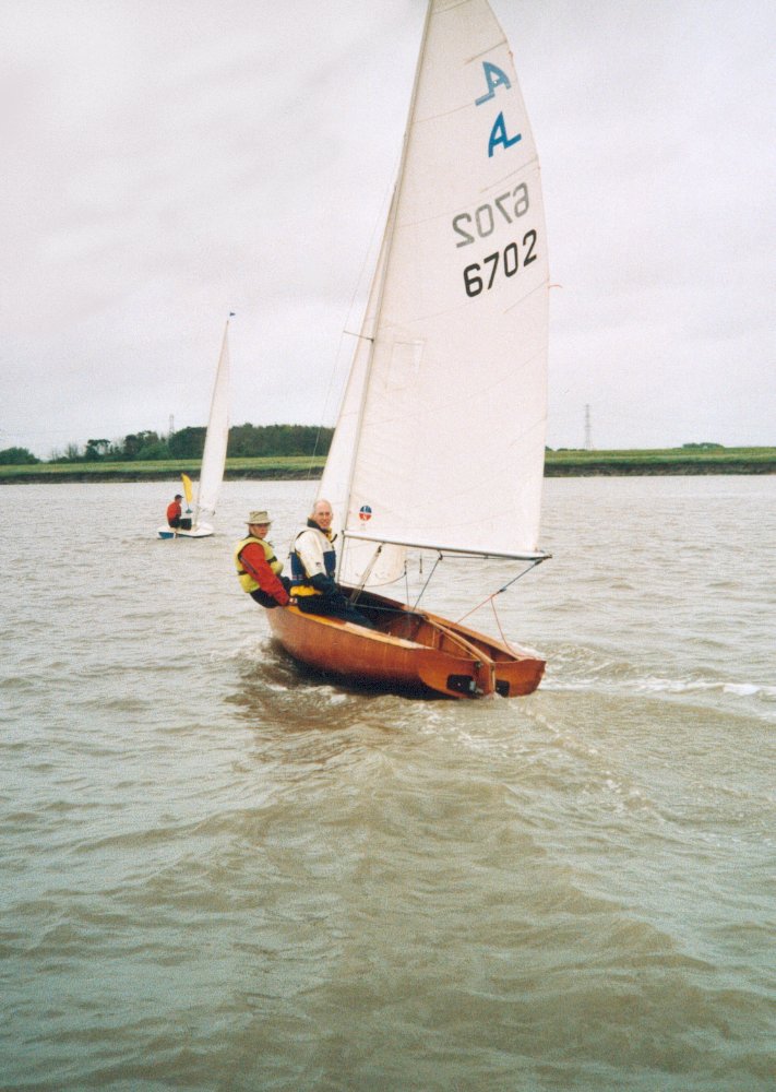 Mary McHugh and Rob Lindsey in the Albacore