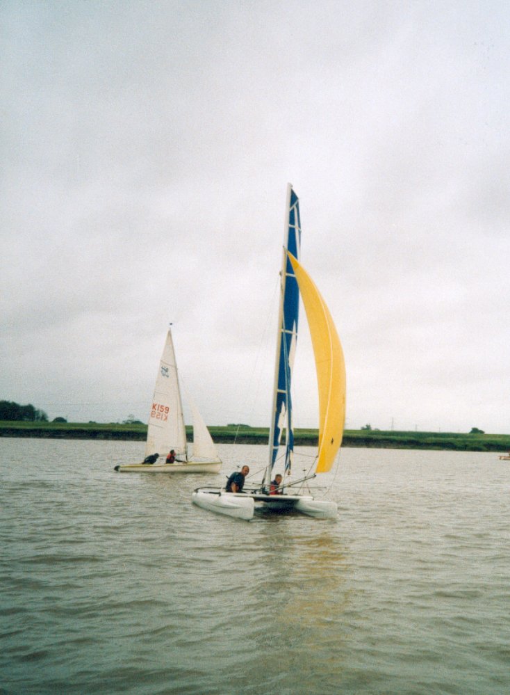 Adrian and Elliot on the Dart16!