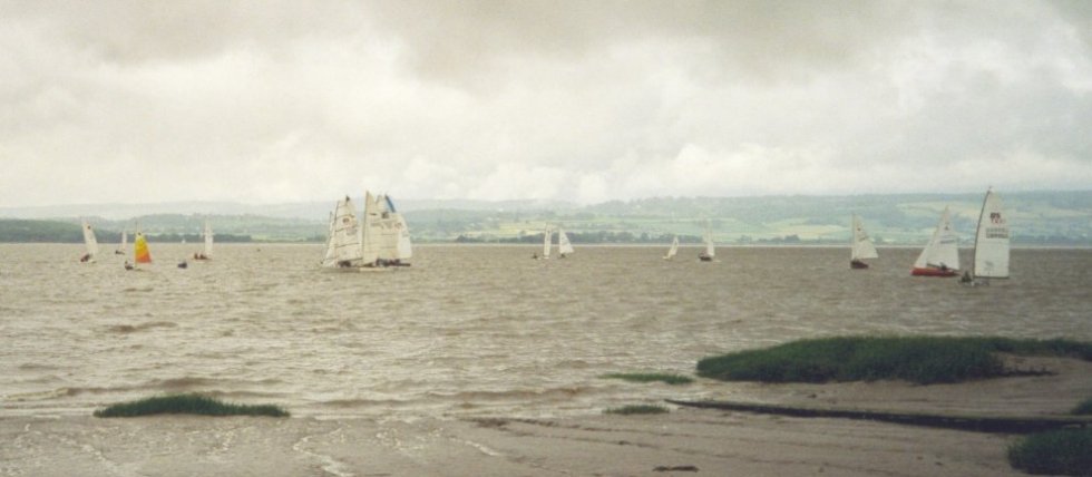 Start of the second fast handicap fleet race, Day 2 TSC Regatta 2000