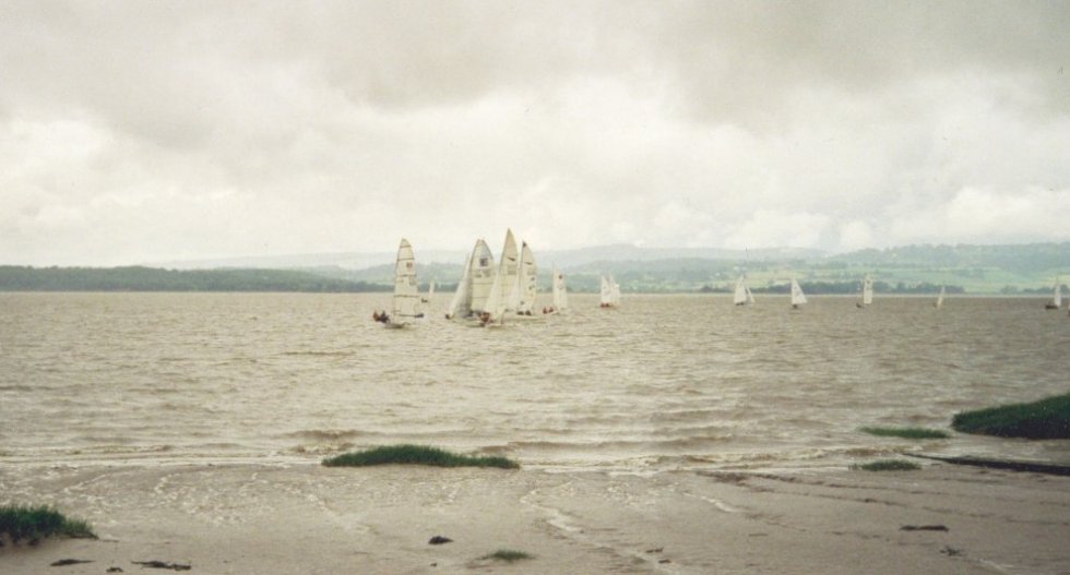 Start of the second fast handicap fleet race, Day 2 TSC Regatta 2000