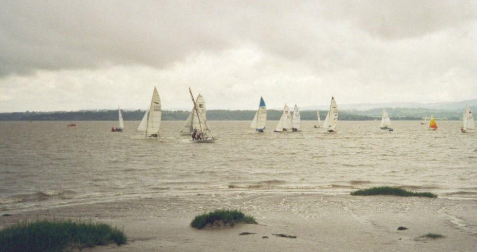 Start of the second fast handicap fleet race, Day 2 TSC Regatta 2000. I think maybe the RS800 was over the line?
