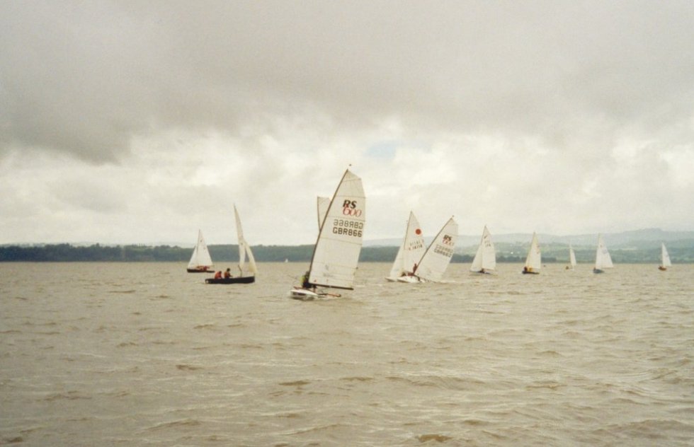 Start of the second middle handicap fleet race, Day 2 TSC Regatta 2000
