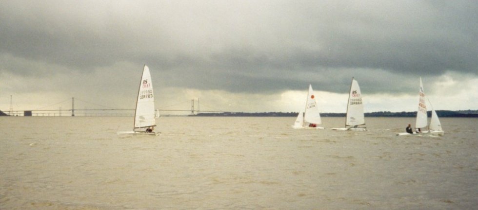 Start of the second middle handicap fleet race, Day 2 TSC Regatta 2000