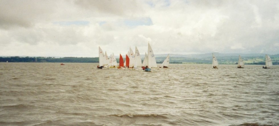Start of the second slow handicap fleet race, Day 2 TSC Regatta 2000