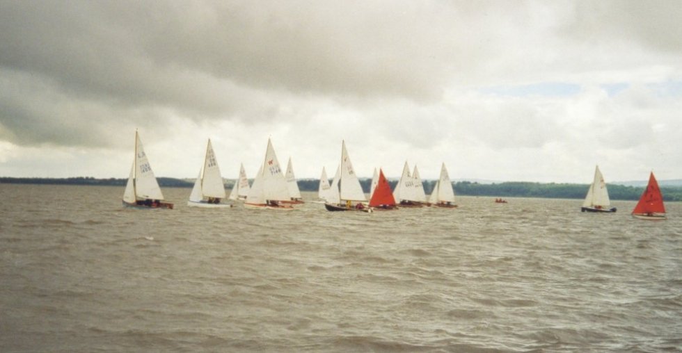 Start of the second slow handicap fleet race, Day 2 TSC Regatta 2000