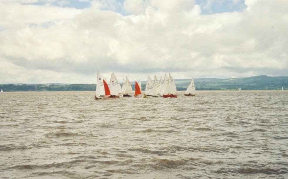 Start of the second slow handicap fleet race, Day 2 TSC Regatta 2000